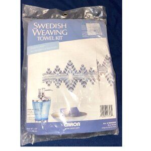 Swedish Weaving Towel Kit Blue Winds Wonder Art 10x26” SW0303P Sealed Needlework
